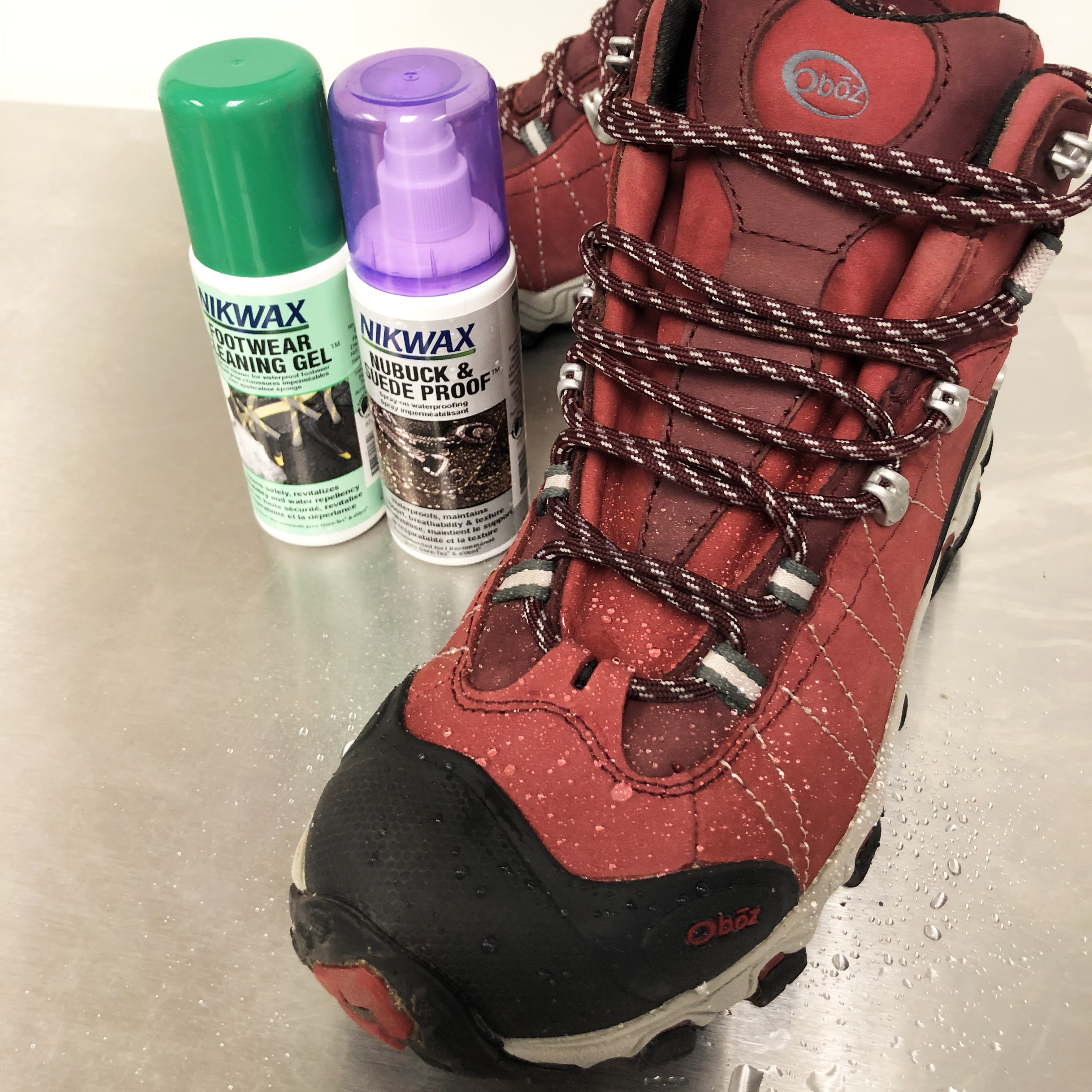walking boot cleaning kit