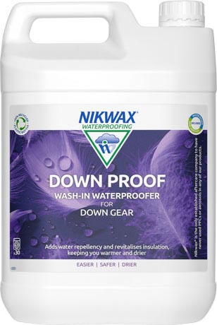 Nikwax Down, Down DUO-Pack, 300ml, Wash-In Cleaning and Waterproofing adds  DWR Water Repellency to Down Filled Jackets, Outerwear, Sleeping Bags